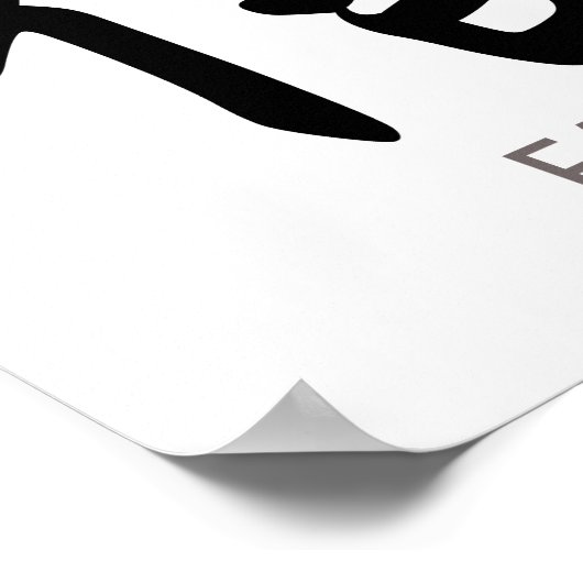 Faith Chinese Character Wall Art Poster (Hoek)