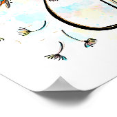 Faith Christelijke Religieuze Butterfly Dandelion Poster (Hoek)