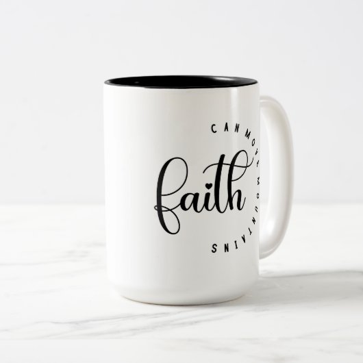 Faith Coffee Mok (Voorkant rechts)