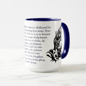 Faith Coffee Mok - De gebedenschrift van de Heer (Voorkant rechts)