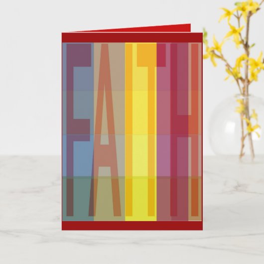 Faith Condolence Kaart (Gele Bloem)