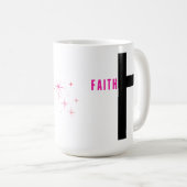 Faith Cross 15 oz mok (Voorkant rechts)