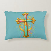 Faith Cross Accent Kussen (Voorkant)