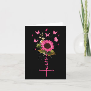 Faith Cross Breast Cancer Awareness Christelijk Gi Kaart