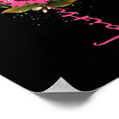 Faith Cross Breast Cancer Awareness Christelijk Gi Poster (Hoek)