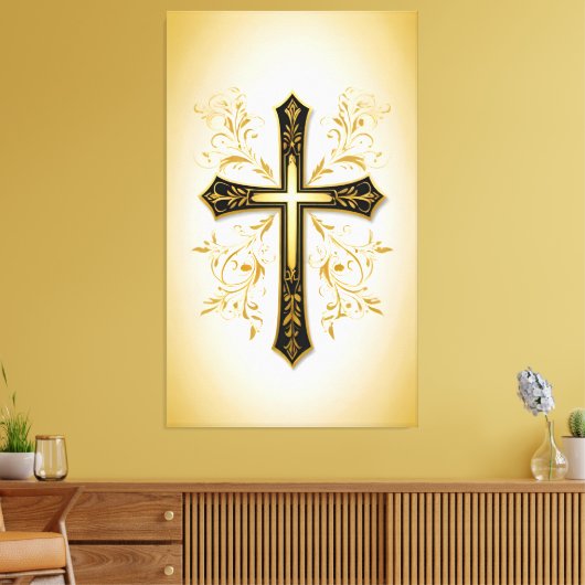 Faith Cross   Canvas Afdruk (Insitu (Woonkamer))