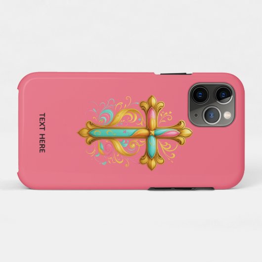 Faith Cross Case-Mate iPhone Case (Achterkant (horizontaal))