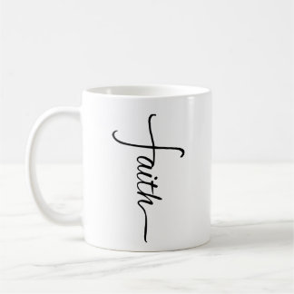 Faith Cross Christelijk Black Koffiemok