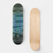Faith Cross Heartbeat Persoonlijk Skateboard (Voorkant)