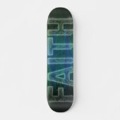 Faith Cross Heartbeat Persoonlijk Skateboard (Voorkant)