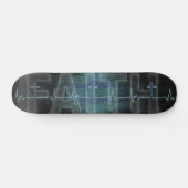 Faith Cross Heartbeat Persoonlijk Skateboard (Horizontaal)