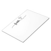 FAITH CROSS LINE ART NOTITIEBLOK (Schuin)