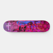 Faith Cross Persoonlijk Skateboard (Horizontaal)