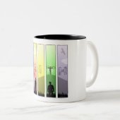 Faith Cross Tweekleurige Koffiemok (Voorkant rechts)