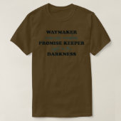 Faith Cross Waymaker Promise Keeper Christelijke M T-shirt (Design voorkant)
