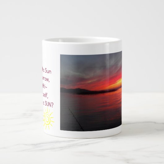 Faith Cup Jumbo Mok 20 Oz Grote keramische koffie  (Voorkant)