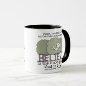 Faith deed je in het gemak mok (Voorkant rechts)