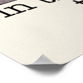 Faith deed je in het gemak poster (Hoek)