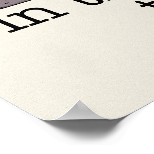 Faith deed je in het gemak poster (Hoek)