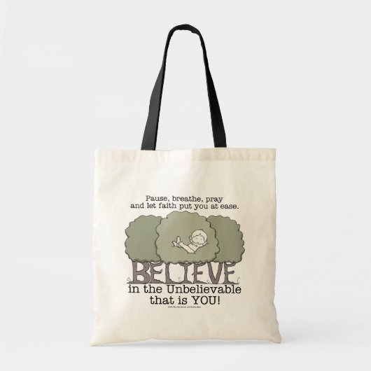 Faith deed je in het gemak tote bag (Voorkant)