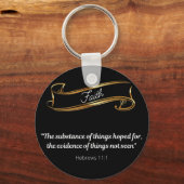 Faith Definition Sleutelhanger (Voorkant)