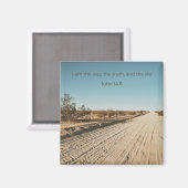 Faith Desert Collection – Johannes 14:6 Magneet (Voorkant / Achterkant)