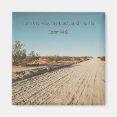 Faith Desert Collection – Johannes 14:6 Magneet (Voorkant)