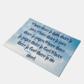 Faith Deuren Mat (Schuin)