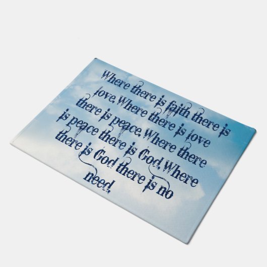 Faith Deuren Mat (Schuin)