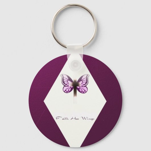 Faith Diamond Sleutelhanger (Voorkant)