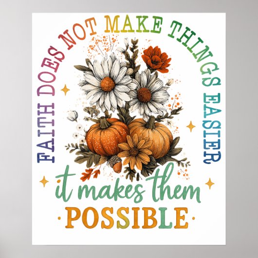 Faith Does Not....  Poster (Voorkant)