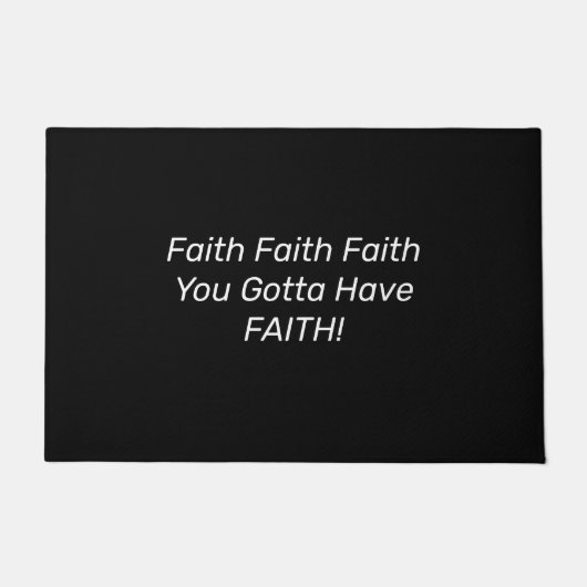 Faith Doormat  Deurmat (Voorkant)