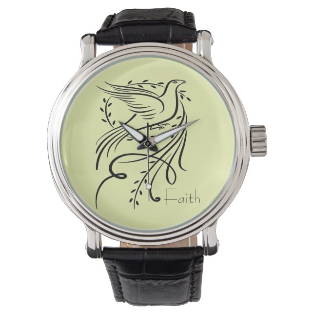 Faith Dove Watch Horloge (Voorkant)
