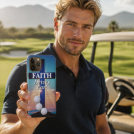 Faith Drives Far Golf Case-Mate iPhone Case