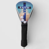 Faith Drives Far Golf Head Cover (Voorkant)