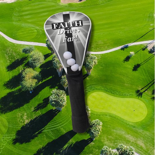 Faith Drives Far Golfheadcover