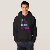 Faith Eat Sleep Be Repeat Faith Hoodie (Voorkant volledig)