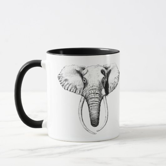 Faith Elephant Woman Mug Mok (Links)