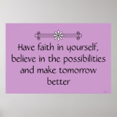 Faith en Belief Poster (Voorkant)