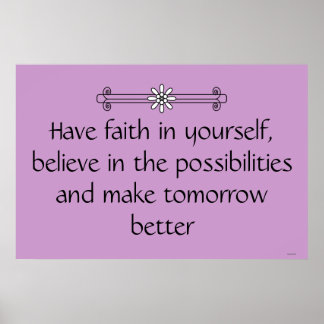 Faith en Belief Poster