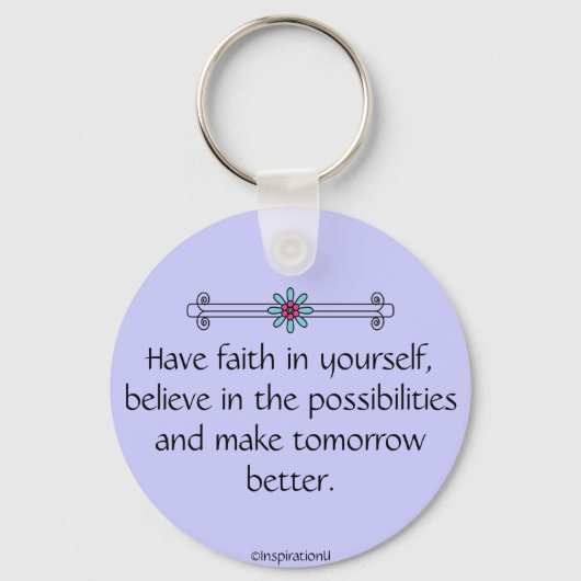 Faith en Belief Sleutelhanger (Voorkant)
