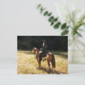 Faith en Cowboy Briefkaart (Staand voorkant)