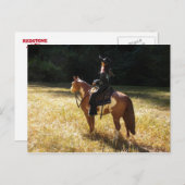 Faith en Cowboy Briefkaart (Voorkant / Achterkant)