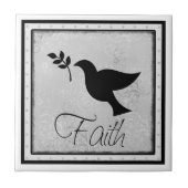 Faith en Dove Tegeltje (Voorkant)