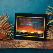 Faith en inspirerend scènes Plaque Fotoplaat (Zijkant)