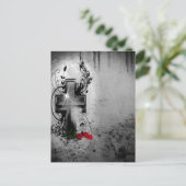 Faith en Rozen Gothic Briefkaart (Staand voorkant)