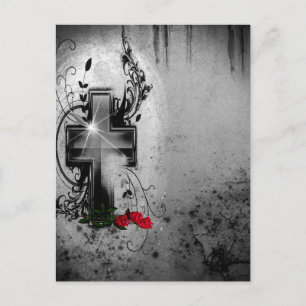 Faith en Rozen Gothic Briefkaart