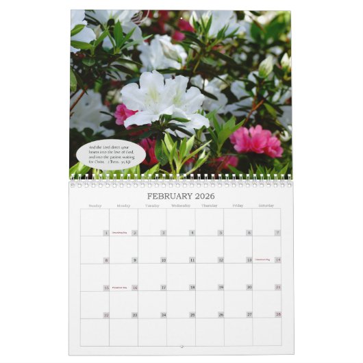 Faith en Zijne Inspiratie Agenda Kalender (Feb 2026)