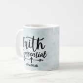 Faith Essential Personalized Coffee Mok (Voorkant links)