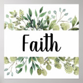 Faith Eucalyptus Poster (Voorkant)